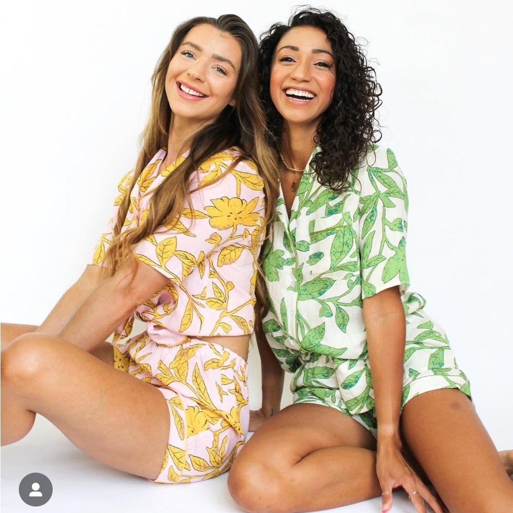 Floral Leaves 2 Piece Set